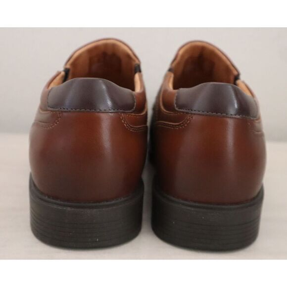 Clarks Artisan 26184339 Mens Sz 9.5M Dark Tan Leather Eldredge Step Loafers main image 12